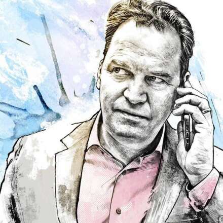 Work Portrait illustration eitorial drawing water color pencil Jens Korte bekb Kornel Illustration | Kornel Stadler
