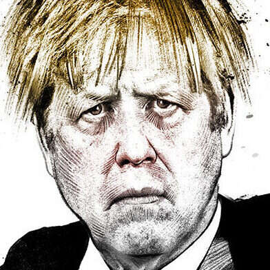Work Boris Johnson vaccine caricature illustration Kornel Illustration | Kornel Stadler