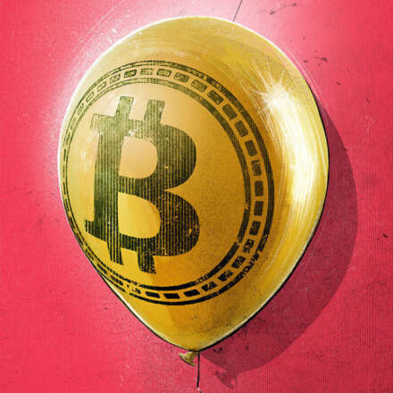 Work Bitcoin scam illustration editorial conceptual newspaper magazine Kornel Illustration | Kornel Stadler