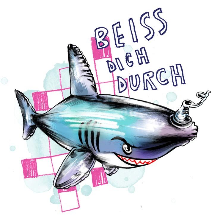 Haifisch - Kornel Illustration | Kornel Stadler portfolio
