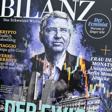 Work Severin Schwan CS Roche schweiz magazine cover illustration portrait illustration bilanz Schweizer Wirtschaftsmagazin Kornel Illustration | Kornel Stadler