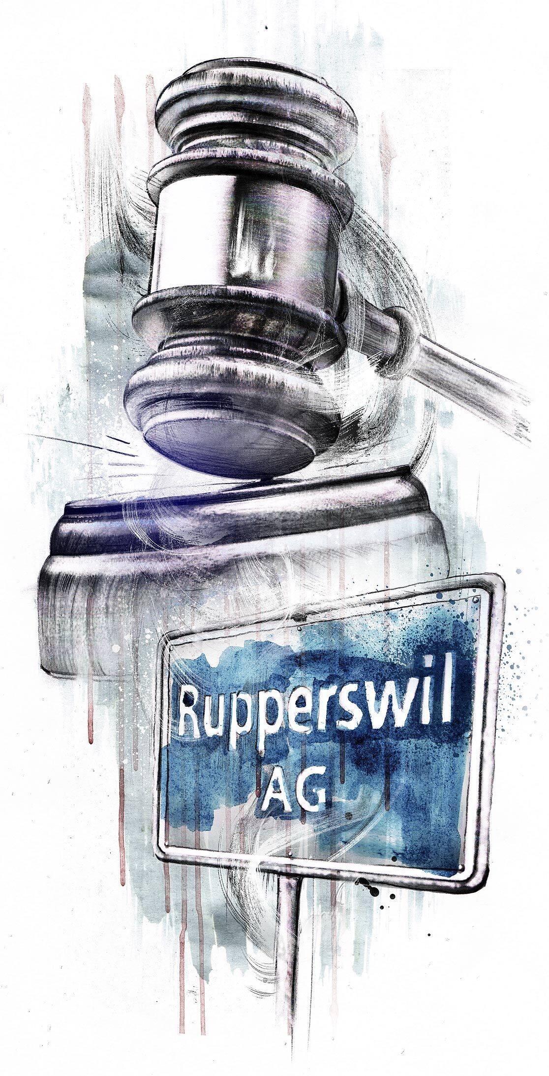 Rupperswil justiz - Kornel Illustration | Kornel Stadler portfolio