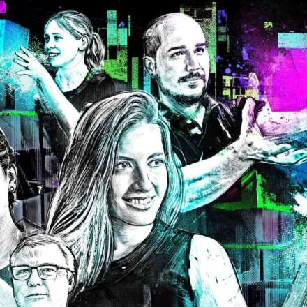 Work Spin off founders Digital Shapers cover illustration editorial technology tech innovation Start up ups Kornel Illustration | Kornel Stadler