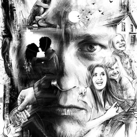 Work Double life illustration editorial Kornel Illustration | Kornel Stadler