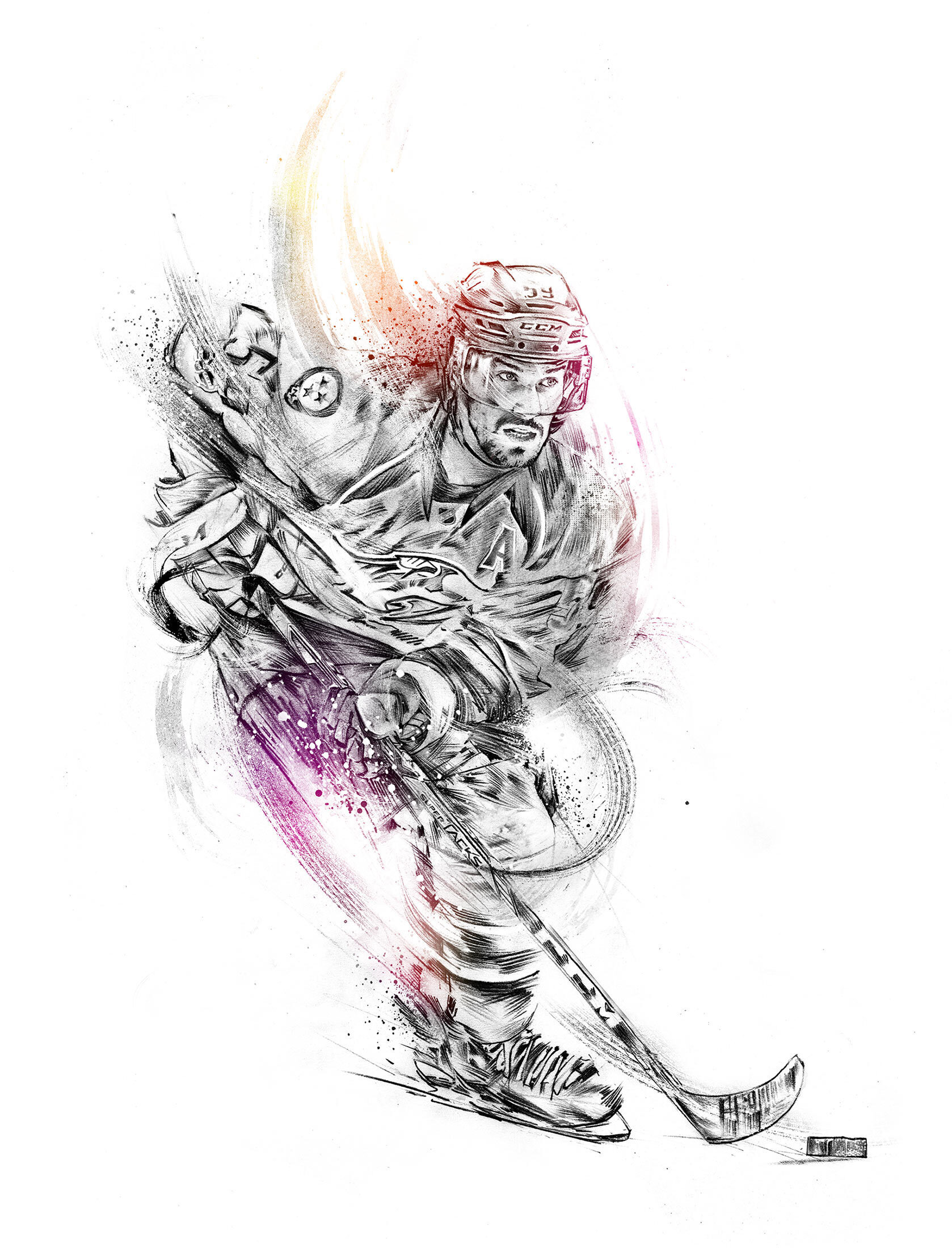 Schweizer Illustrierte Sport Eishockey - Kornel Illustration | Kornel Stadler portfolio