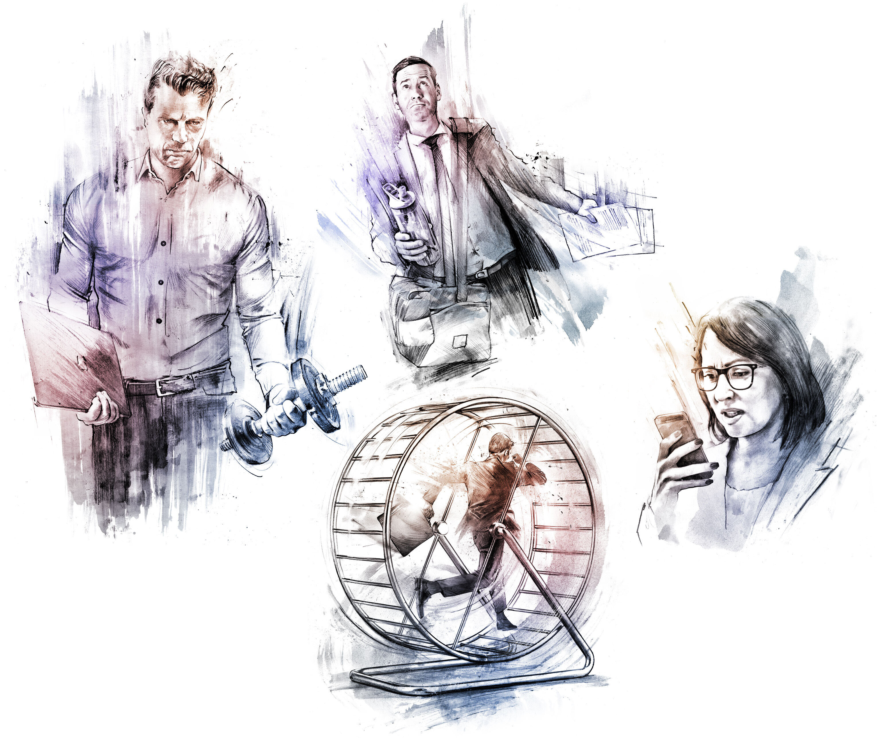 Manager Askesen - Kornel Illustration | Kornel Stadler portfolio