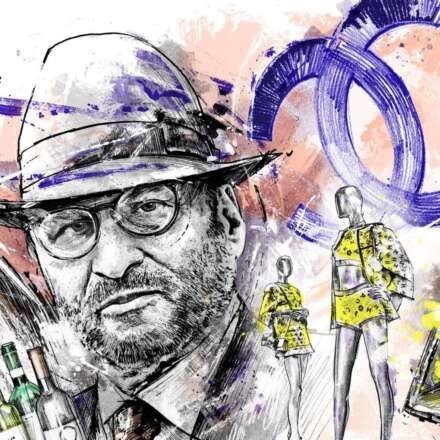Work Gerard Wertheimer Chanel editorial illustration portait bilanz 10 reichste top ten zehn collage drawing zeichnung Kornel Illustration | Kornel Stadler