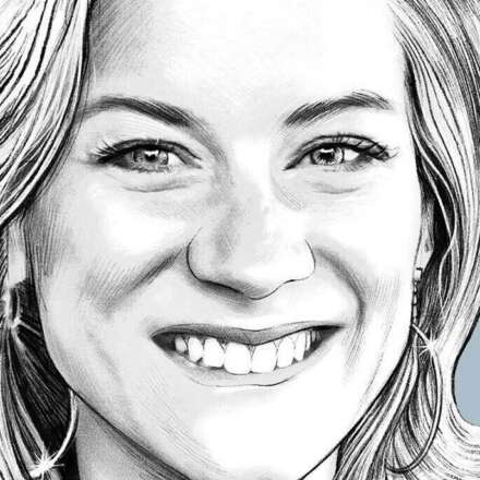Work Andrea jansen portrait Illustration kolumne editorial zeichnung drawing magazin portriatillustration Swiss Mal ehrlich Any Working Mom srf unterwegs Moderatorin Kornel Illustration | Kornel Stadler