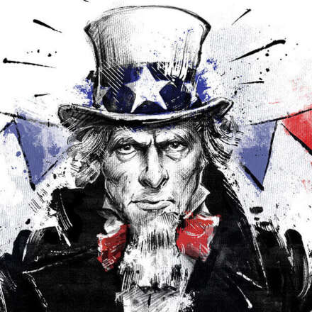 Work 4th of july uncle sam usa independenceday editorial conceptual illustration Kornel Illustration | Kornel Stadler