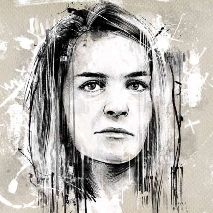 Work Hazel brugger portrait portraet illustration urban art street style zeichnung Kornel Illustration | Kornel Stadler