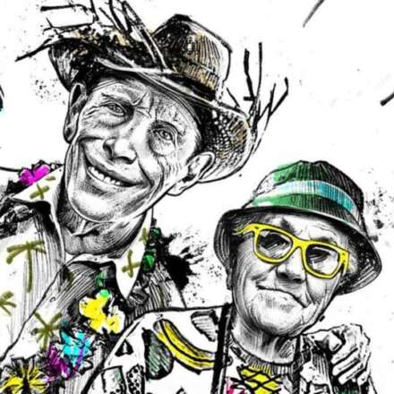 Work Tourists elderly all inclusive travel illustration caricature Kornel Illustration | Kornel Stadler