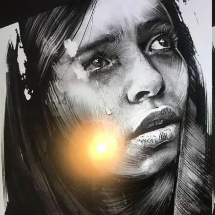 Work Hope afghanistan light woman women human rights illlustration Kornel Illustration | Kornel Stadler