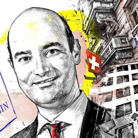 Work Jacob Safra sarasin bank editorial illustration portait bilanz 10 reichste top ten zehn collage drawing zeichnung Kornel Illustration | Kornel Stadler