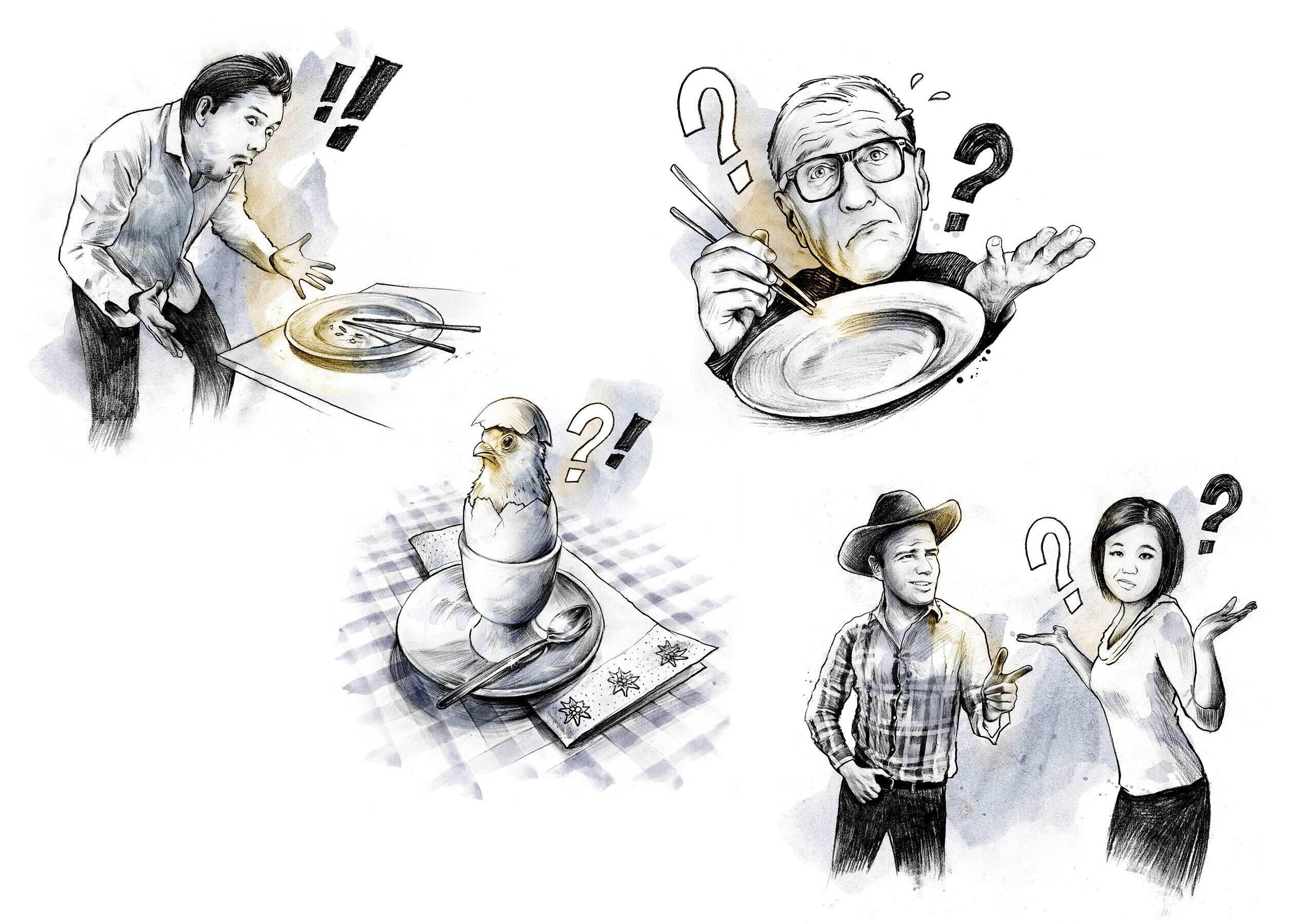 Laender Quiz Illustration Magazin - Kornel Illustration | Kornel Stadler portfolio