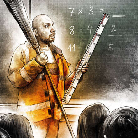 Work Illustration schule lehrermangel editorial zeitung school Kornel Illustration | Kornel Stadler