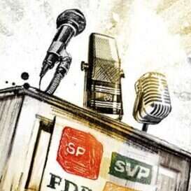 Work Parteipraesident editorial illustration schweiz Kornel Illustration | Kornel Stadler