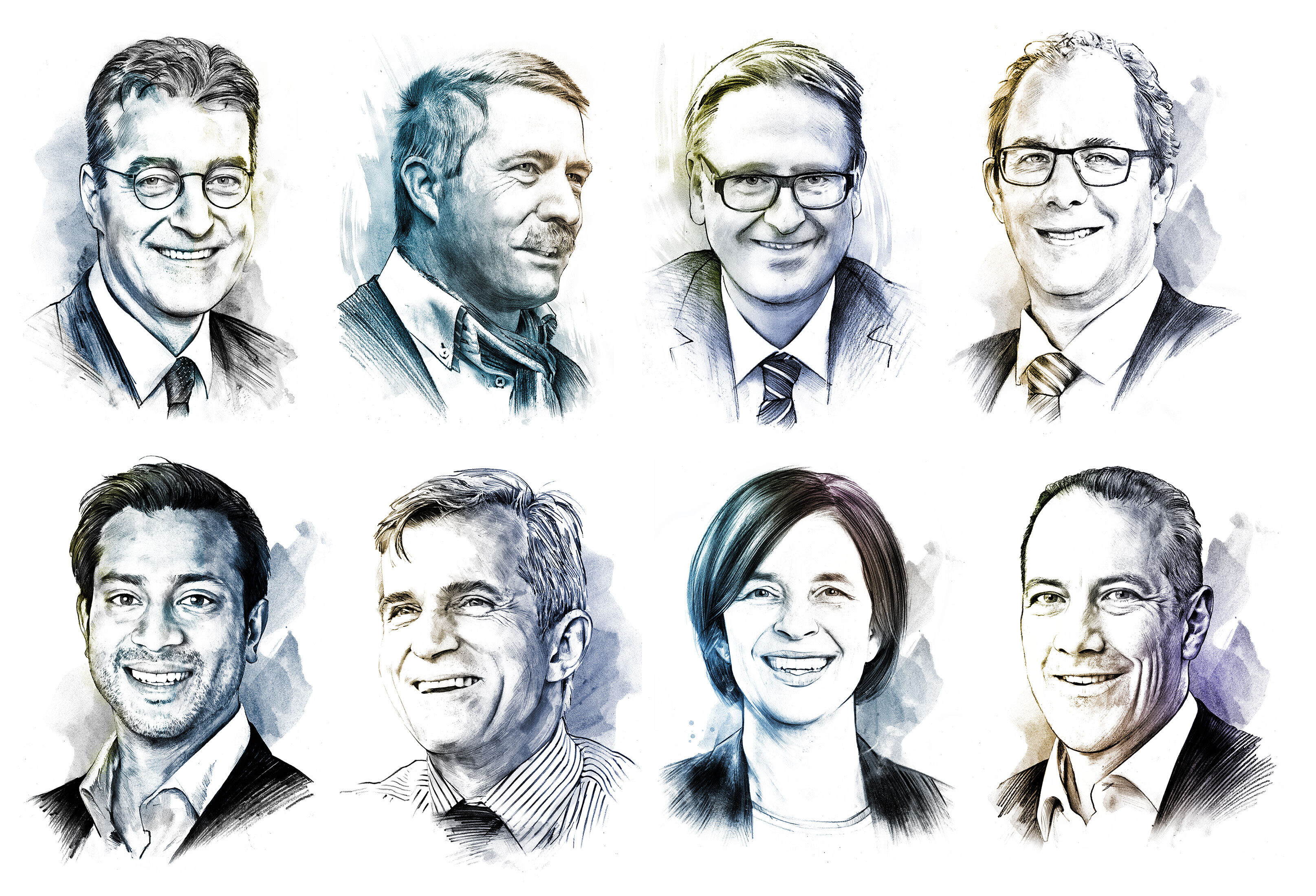 Portrait editorial illustration magazine - Kornel Illustration | Kornel Stadler portfolio