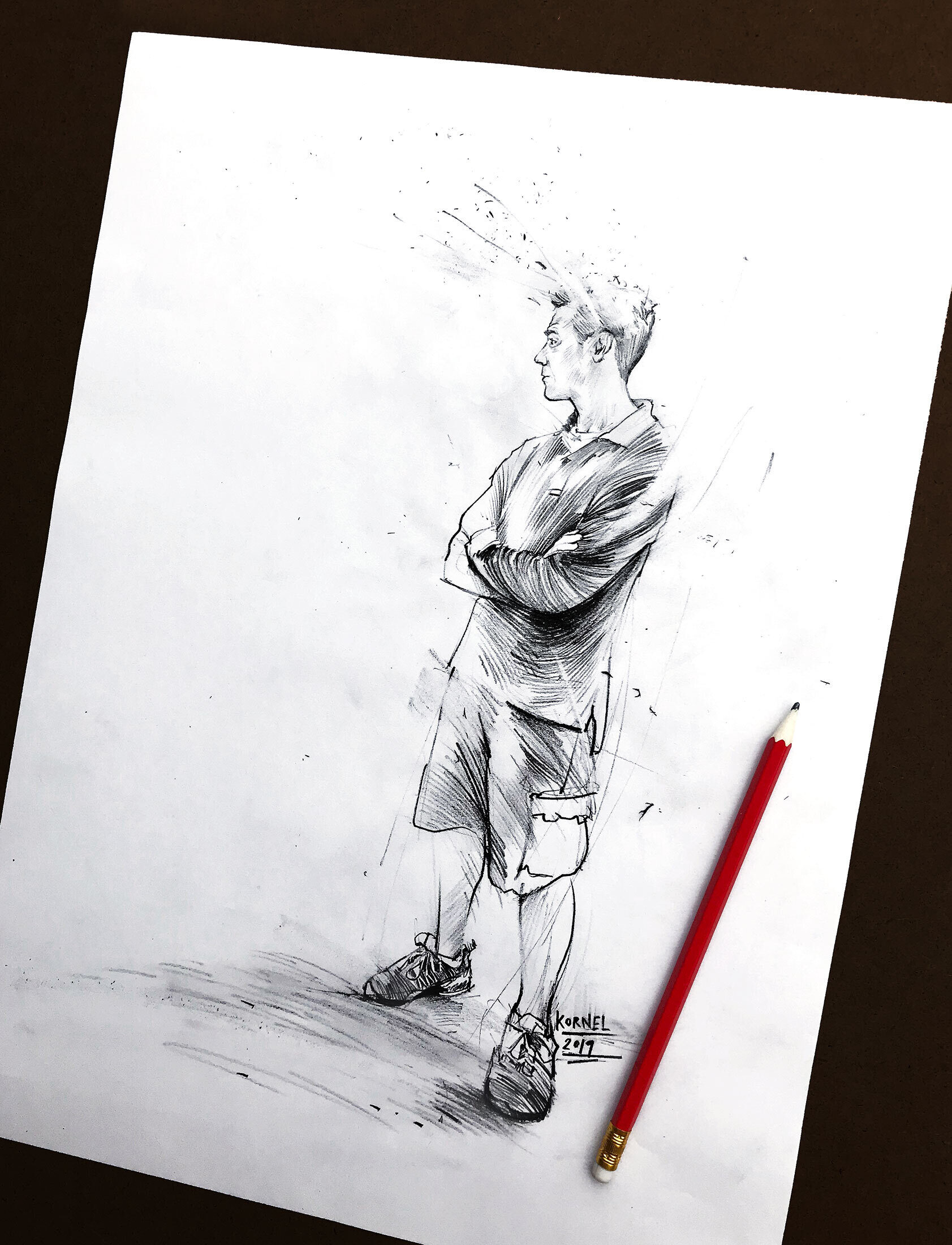 Pencil drawing sketch - Kornel Illustration | Kornel Stadler portfolio
