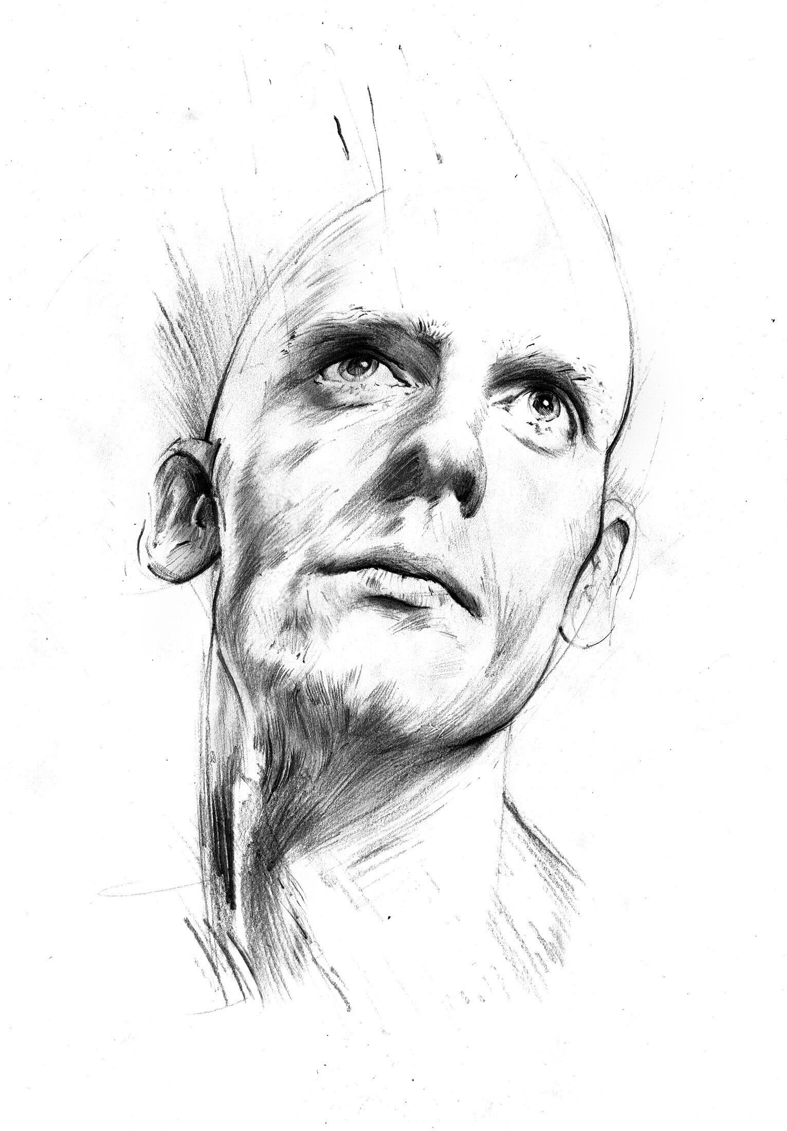Sktech head - Kornel Illustration | Kornel Stadler portfolio