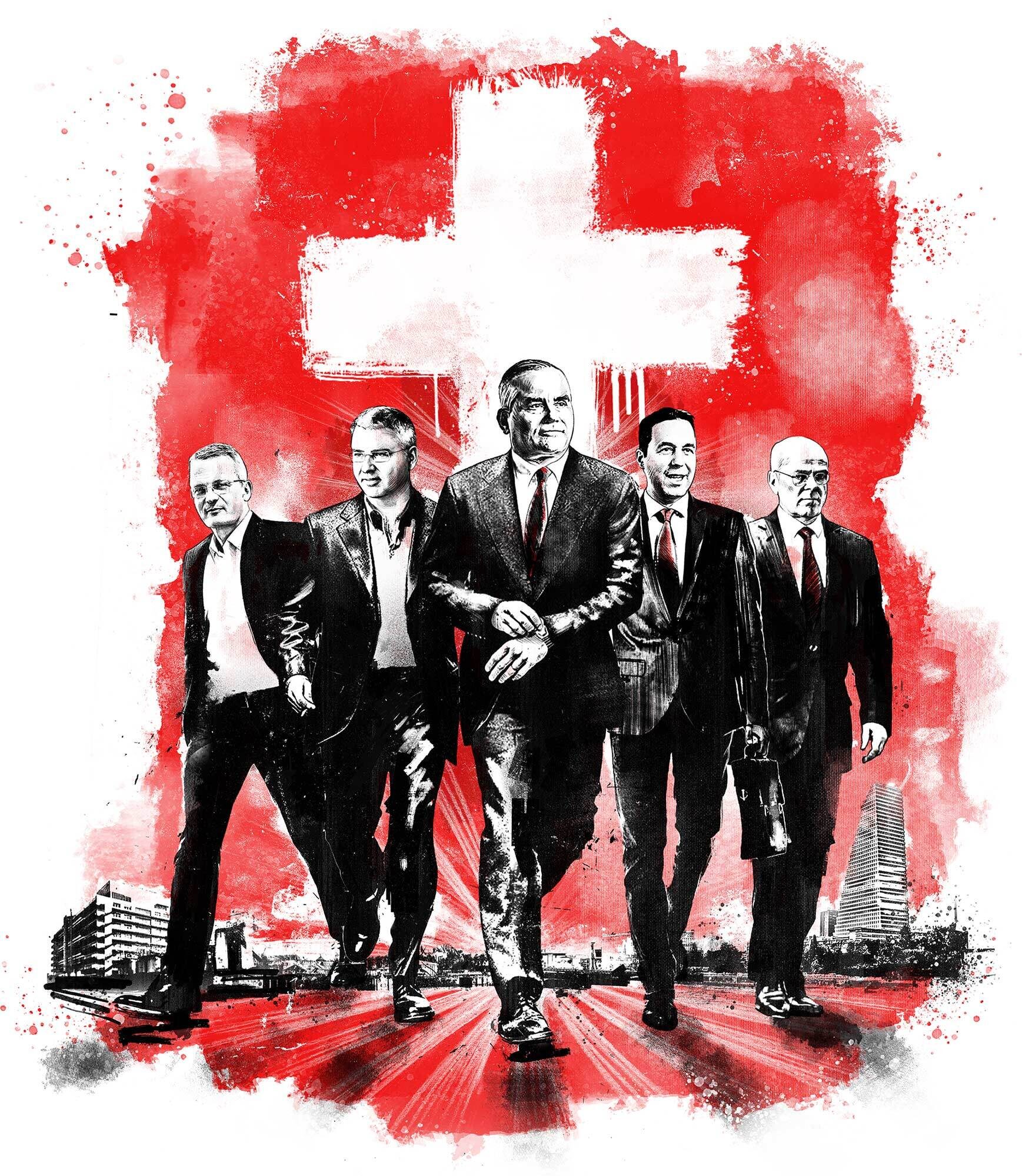 Cover illustration manager swissness - Kornel Illustration | Kornel Stadler portfolio