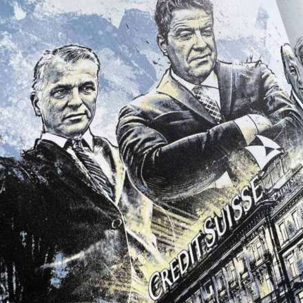 Work Creditsuisse cs ubs sergio ermotti colm kelleher axel weber andrea orcel ralph armers schweiz magazineillustration conceptualillustration portaitillustration bilanz Kornel Illustration | Kornel Stadler