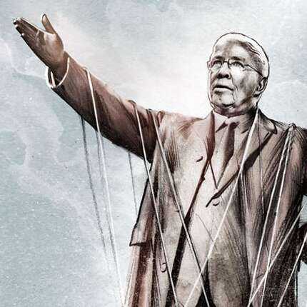 Work Christof Blocher Statue 2592 542 1050 Kornel Illustration | Kornel Stadler