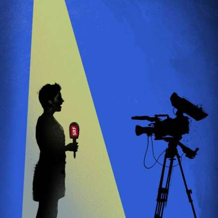 Work Srf illustration spot tv moderatorin Kornel Illustration | Kornel Stadler