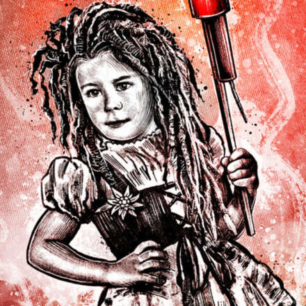 Work Illustration editorial zeitung conceptual heidi schweiz rasta 1 august switzerland war Kornel Illustration | Kornel Stadler